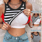 👚 50% OFF NOW! 💖 Ribbed Stretchy Tank Top with Shelf Bra – Last Day Special Price £9.99!! – Built-in support, smoothing fit & no-slip straps – perfect for layering or workouts 💪
