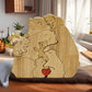 🐻 60% OFF! 🧩 WOODEN BEAR FAMILY PUZZLE - 12-Piece 3D Ornament, Educational Montessori Toy for Kids Ages 3-7, Perfect Christmas Decoration 🎄✨