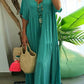👗 50% OFF NOW! 🌺 Women's Casual Long Dress with Short Sleeves – Soft & breathable – Perfect for summer, beach or everyday elegance – lightweight and comfy ✨🌸