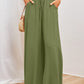 👖 50% OFF NOW! 🔥 Solid-Color Wide-Leg High-Waisted Pants – Flowy, flattering & perfect for summer – breezy and versatile ✨