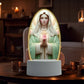 🛒 60% OFF NOW! 🎄 Jesus 3D Night Light – Religious Gift with Remote, 7 Color Changing & Warm White Mode ✨🕊️