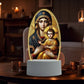 🛒 60% OFF NOW! 🎄 Jesus 3D Night Light – Religious Gift with Remote, 7 Color Changing & Warm White Mode ✨🕊️
