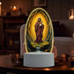 🛒 60% OFF NOW! 🎄 Jesus 3D Night Light – Religious Gift with Remote, 7 Color Changing & Warm White Mode ✨🕊️