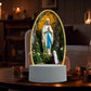 🛒 60% OFF NOW! 🎄 Jesus 3D Night Light – Religious Gift with Remote, 7 Color Changing & Warm White Mode ✨🕊️