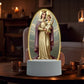 🛒 60% OFF NOW! 🎄 Jesus 3D Night Light – Religious Gift with Remote, 7 Color Changing & Warm White Mode ✨🕊️