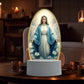 🛒 60% OFF NOW! 🎄 Jesus 3D Night Light – Religious Gift with Remote, 7 Color Changing & Warm White Mode ✨🕊️