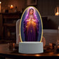 🛒 60% OFF NOW! 🎄 Jesus 3D Night Light – Religious Gift with Remote, 7 Color Changing & Warm White Mode ✨🕊️