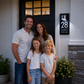 🎄 Save 50%! 🏠 Personalized Solar Door Plaque – Custom LED house number sign ✨