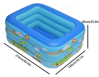 🏊 50% OFF NOW! 🎉 Children's Inflatable Pool – Sturdy PVC & easy setup – Perfect for backyard fun on hot days – safe and colourful for kids 🌞✨
