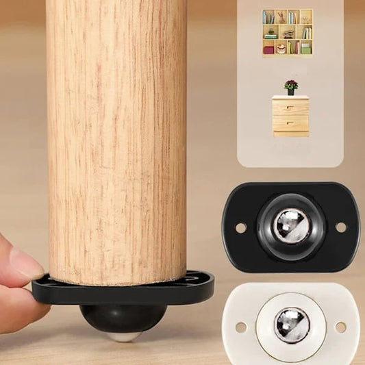 🔄 50% OFF NOW! ⏰ Universal 360° Moving Wheels – Heavy-duty & easy install – Perfect for furniture, appliances or toolboxes – smooth movement with strong grip 🛠️✨