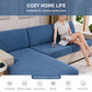 🛋️ 50% OFF NOW! ✨ Wear-Resistant Universal Sofa Cover - Stretchable & Anti-Slip Fabric, Protects from Stains, Pets, and Daily Use 🐾🧼