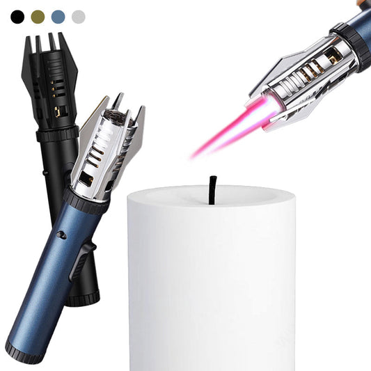 🔥 60% OFF NOW! 💨 Multifunctional Windproof Torch Lighter – Adjustable Flame, Refillable & Durable Metal Build for Outdoor and DIY ⚙️
