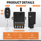 🔌 BUY 2 GET 1 FREE! ✨ Wireless Remote Control Switch & Receiver Kit - Easy Installation with 328ft Range for Lights & Electrical Devices 🏠💡