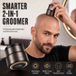 🪒 60% OFF! ⚡ 2-in-1 Smart Head Shaver – Beard trimmer, rinsable & digital display ✨