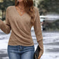 👚 60% OFF NOW! 🔥 Women's Elegant V-Neck Knit Top - Soft & Versatile, Perfect for Casual and Office Wear ✨
