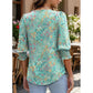 👚 50% OFF NOW! ☀️ Blouses for Women – Dressy Casual 3/4 Length Sleeve Tops with Smocked Cuffs – Flowy, elegant & perfect for work, brunch or summer outings 🌼