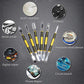 🔧 BUY 2 GET 1 FREE! ⚡ 6-Piece Metal Crowbar Set - Multipurpose Pry Bar Tools for Demolition, Construction & DIY Projects 🛠️📦