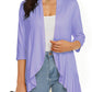 🧥 50% OFF NOW! 🔥 Women's Casual Lightweight Open Front Cardigan – Breezy, versatile & perfect for layering over any outfit for a chic summer look 🌸