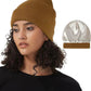 🧢 50% OFF! ✨ ANTI-FRIZZ BEANIE - Warm Cotton Blend & Seamless Design, Reduces Static and Hair Tangles, One Size Fits All for Comfortable Winter Wear ❄️👒