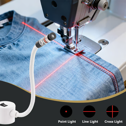 🪡 50% OFF NOW! ✨ Magnetic Sewing Machine Light – Precise Positioning, Flexible Gooseneck & Easy Clip-On 🧵💡