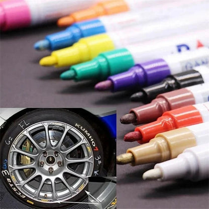 🌈 BUY 1 GET 2 FREE! 🖌️ Waterproof Tyre Paint Pen – Vibrant colors, weatherproof & easy apply – Customize your tires with lasting style 🚗