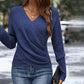👚 60% OFF NOW! 🔥 Women's Elegant V-Neck Knit Top - Soft & Versatile, Perfect for Casual and Office Wear ✨