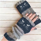 🧤 50% OFF NOW! 🐱 Women's Knitted Cat Gloves - Cute & Functional, Perfect for Cold Days and Phone Use ✨