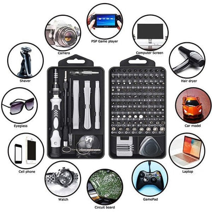 🧰 60% OFF NOW! 🔩 115 in 1/138 in 1 Magnetic Screwdriver Set – Precision Bits, Hardened Steel & Portable Case 🧲