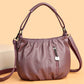 👜 60% OFF NOW & FREE SHIPPING! 💼 Pleated Bucket Leather Handbag – Soft Material, Adjustable Strap & Chic Casual Style ✨