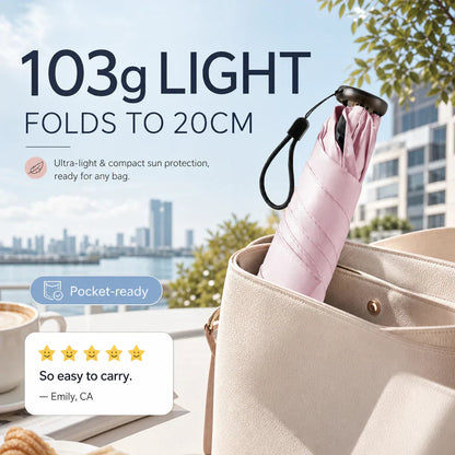 ☂️ 50% OFF! ☀️ Ultra-Light Umbrella – Sun & rain protection, compact & travel-ready ✨