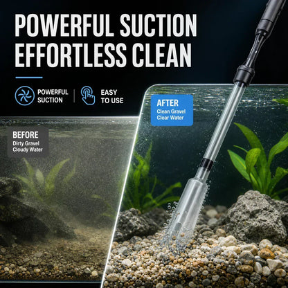 🐠 50% OFF NOW! ⚡ Electric Aquarium Gravel Cleaner – Automatic siphon, rechargeable & water-resistant – Cleans gravel & removes waste stress-free ✨