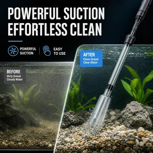 🐠 50% OFF NOW! ⚡ Electric Aquarium Gravel Cleaner – Automatic siphon, rechargeable & water-resistant – Cleans gravel & removes waste stress-free ✨