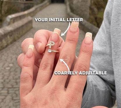 💍 50% OFF NOW! ❤️ Love Initial Ring – Personalized, adjustable & perfect as a meaningful gift for yourself or a loved one ✨