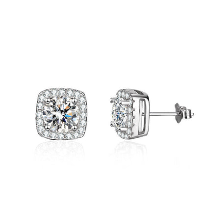 💎 50% OFF NOW! ✨ Moissanite Sparkle Ear Studs – Brilliant shine, hypoallergenic & perfect for daily elegance or gifting 💍