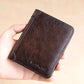 👛 50% OFF NOW! 🔒 Minimalist RFID Blocking Leather Wallet for Men – Ultra-Thin, Genuine Top-Layer Cowhide & Perfect for Everyday Carry 💼