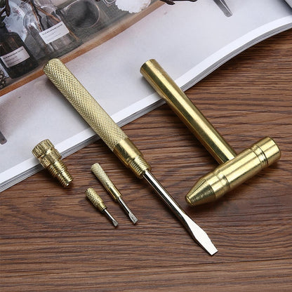 🛠️ 50% OFF NOW! 🔨 6-in-1 Mini Hammer Tool Set – Screwdriver Heads, Compact & For Quick Repairs on the Go 📏