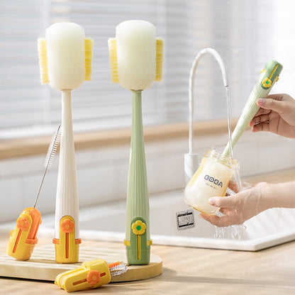 🧴 50% OFF NOW! 🧹 5-in-1 Bottle & Straw Cleaning Brush – Multi-size heads, durable & easy to use – Cleans bottles, cups & straws thoroughly ✨