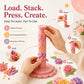 🌸 Save 50%! 🎨 Clay Bloom Maker Set – 24 colors & reusable flower shaper ✨