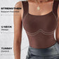 👚 50% OFF NOW! 🔥 Women‘s U Neck Thermal Tank Top – Built-In Bra, Seamless & Comfortable for Layering & Sports 🏃‍♀️