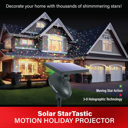 ❄️ 65% OFF NOW! 🔥 Solar Xmas Laser Projector Lights - Wireless & Motion Detection, Perfect for Outdoor Holiday Decor ✨