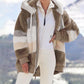 🔥 70% OFF! ✨ 2025 Contrast Color Cotton Jacket - Modern Two-Tone Design with Comfort Fit for Casual Streetwear 🌟🧥