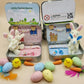 🐰 50% OFF NOW! 🎁 Bunny Mummy Tiny Plush Pocket Tin – Adorable Gift Box, Collectible & Perfect for Easter 🐣