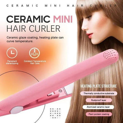 💇‍♀️ 50% OFF NOW! ⚡ 2-in-1 Ceramic Curling Iron – 30-Second Heat, Smart Control & Anti-Frizz Design ✨
