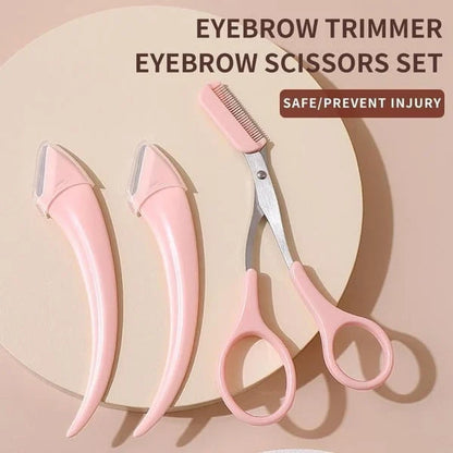 ✂️ 50% OFF NOW! 💇 Eyebrow Scissors with Comb – Precision blades, built-in comb & compact – Perfect for neat, defined brows at home ✨
