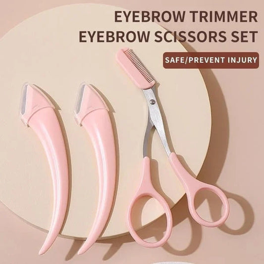 ✂️ 50% OFF NOW! 💇 Eyebrow Scissors with Comb – Precision blades, built-in comb & compact – Perfect for neat, defined brows at home ✨