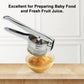🥔 BUY 2 GET 1 FREE! 🍹 AEX Multifunctional Stainless Steel Press – For Potatoes, Juice & Food – Heavy-Duty, Easy Clean & Efficient ✨