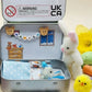🐰 50% OFF NOW! 🎁 Bunny Mummy Tiny Plush Pocket Tin – Adorable Gift Box, Collectible & Perfect for Easter 🐣