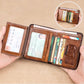 👛 50% OFF NOW! 🔒 Minimalist RFID Blocking Leather Wallet for Men – Ultra-Thin, Genuine Top-Layer Cowhide & Perfect for Everyday Carry 💼