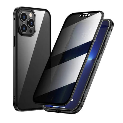 📱 50% OFF NOW! ✨ Magnetic Double-Sided Anti-Spy Phone Case for iPhone - Protection with Tempered Glass & Secure Grip Design 🔒✨