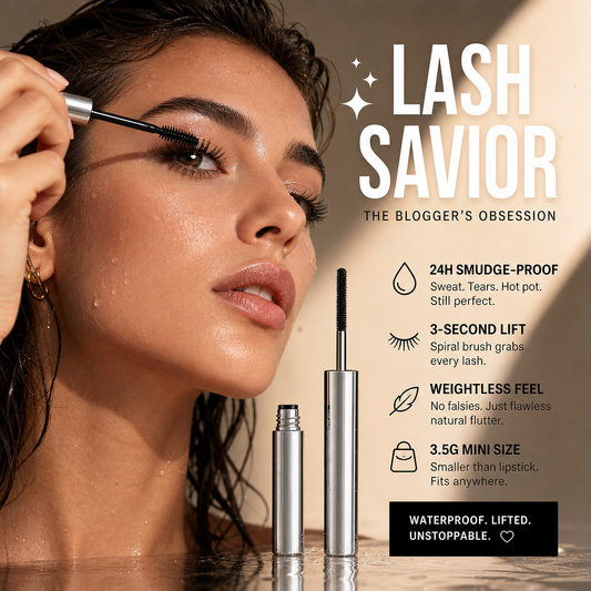 👁️ BUY 1 GET 1 FREE! 💦 Waterproof Mascara – Curling, lengthening & smudge-proof ✨
